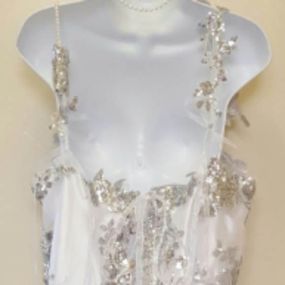 Custom Order Gatsby Inspired Sheath Wedding Gown